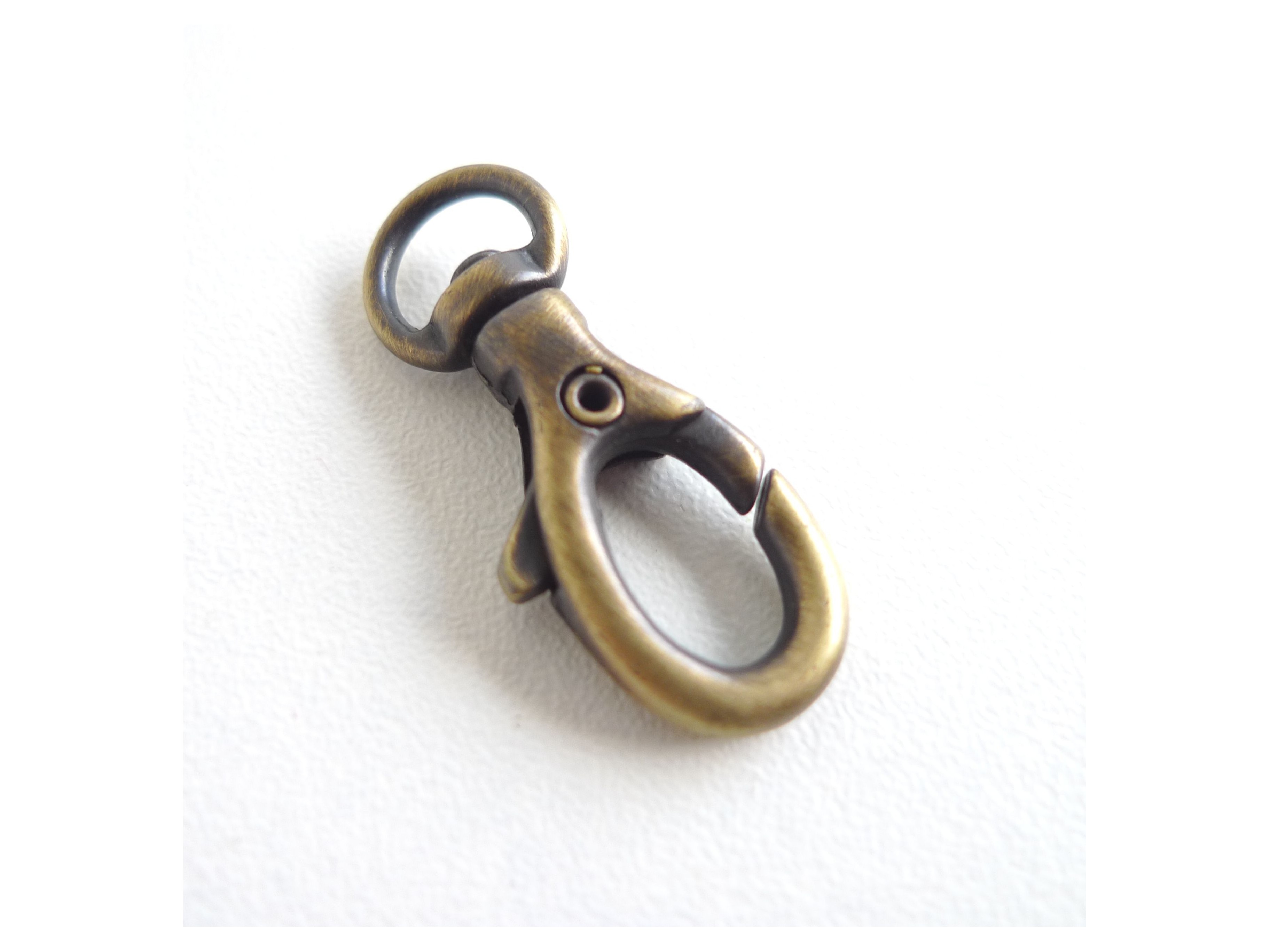Mousqueton bronze en métal 3cm pour bijoux de sac, anse