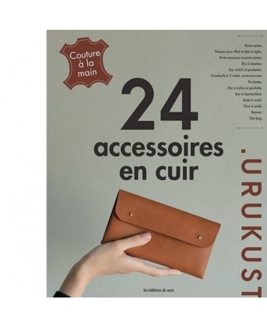 Livre 24 accessoires en cuir - Librairie créative