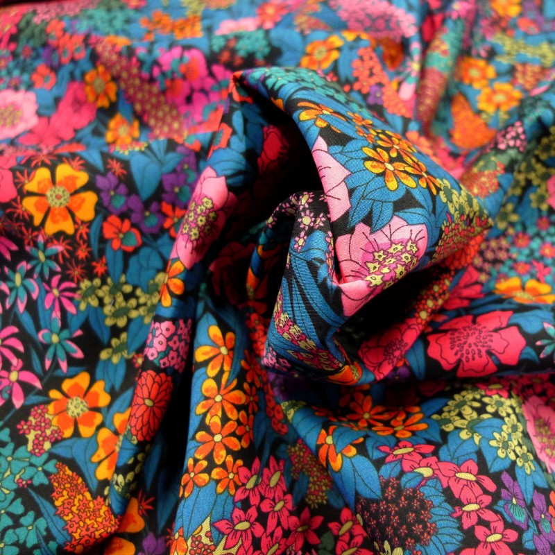 Tissu Liberty Fabrics@ coton Ciara fuchsia - Tissus