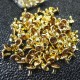 Lot de 100 rivets Strass or