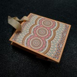 Pochette cadeau Mandala Saumon