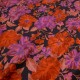 Tissu red garden noir