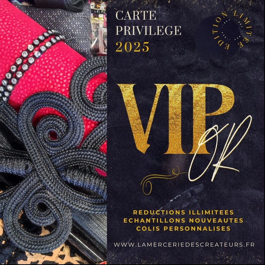 Carte VIP PRIVILEGE OR 2025