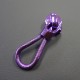 Curseur zip cordon Violet