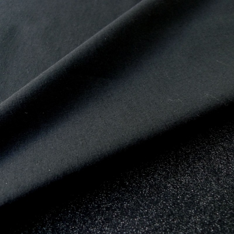 Thermocollant couture tissé et stretch noir